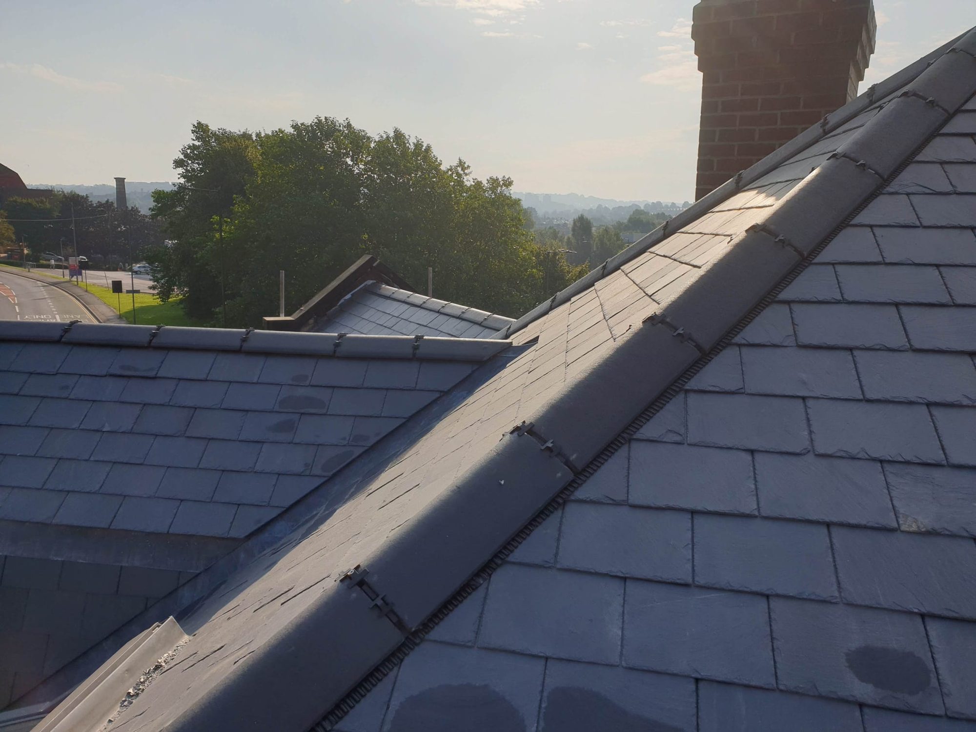 Slate roof work completed in Barnsley by Alex Mac Roofing