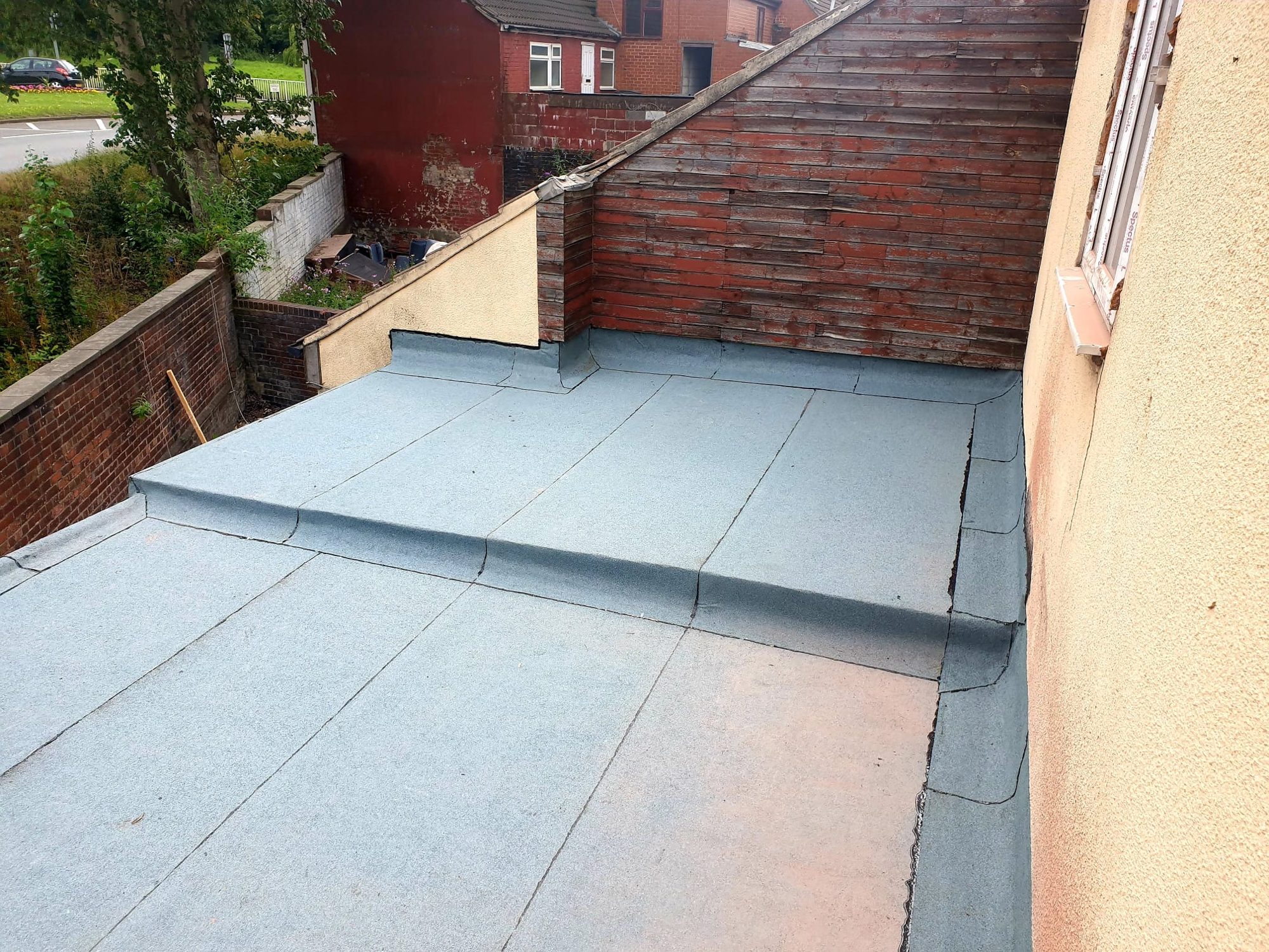 Flat roofing work completed in Barnsley by Alex Mac Roofing