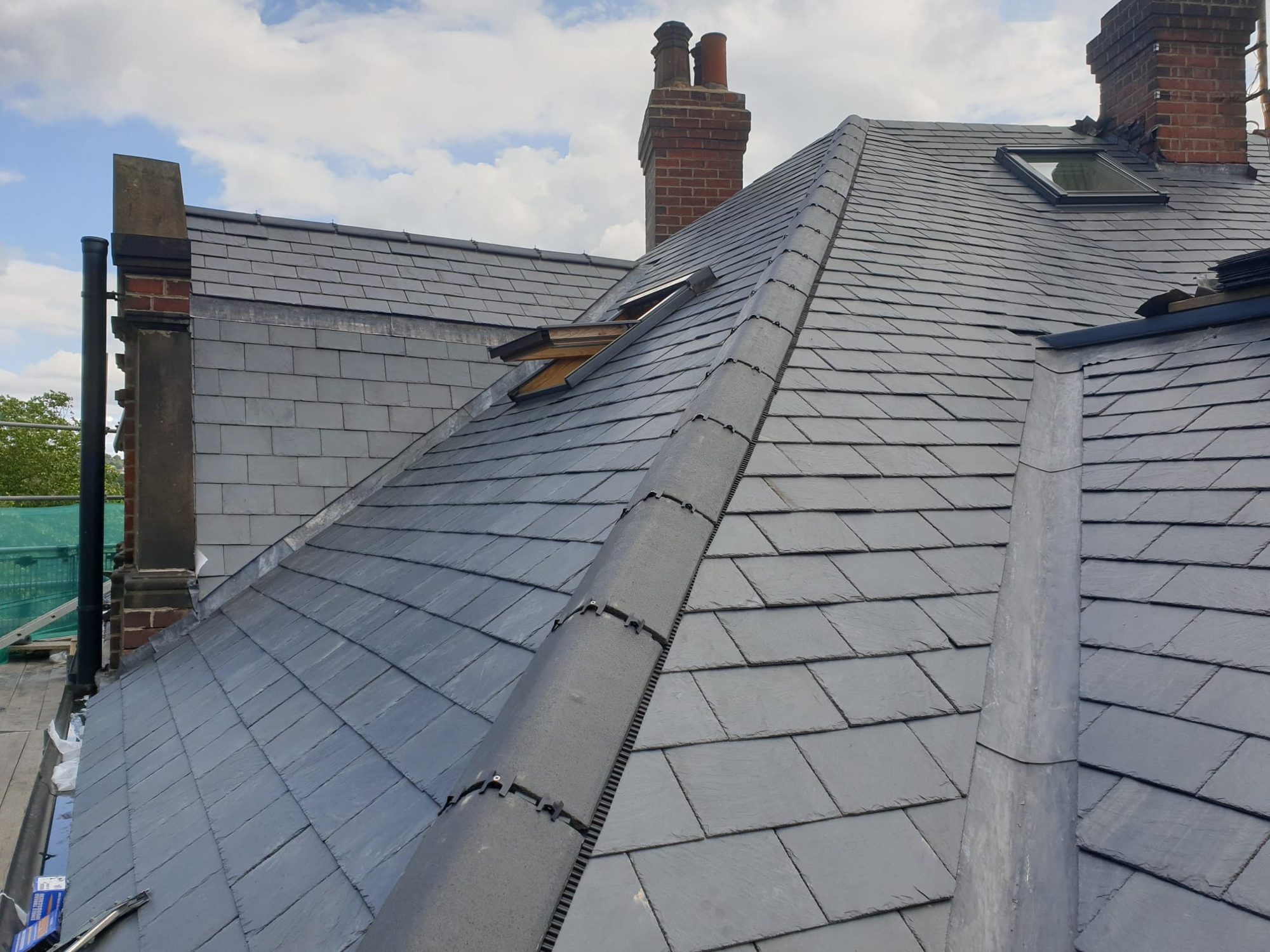 Slate roof work completed in Barnsley by Alex Mac Roofing
